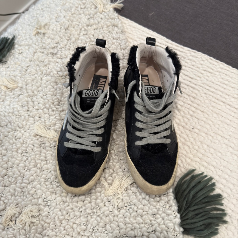 Golden Goose shearling sneakers